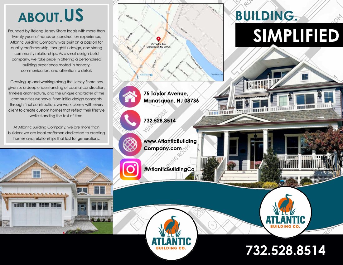 Atlantic Building Company brochure cover